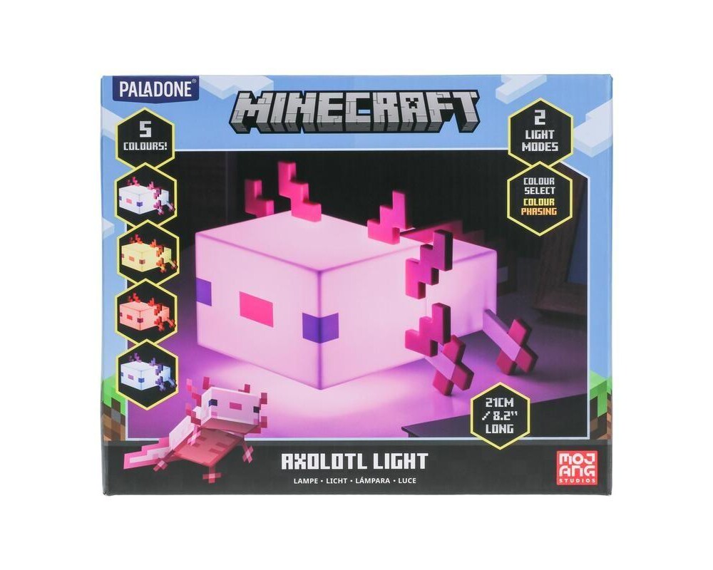 Аксесоар Лампа Paladone: Minecraft - Axolotl Light, PP11743MCFV2 9