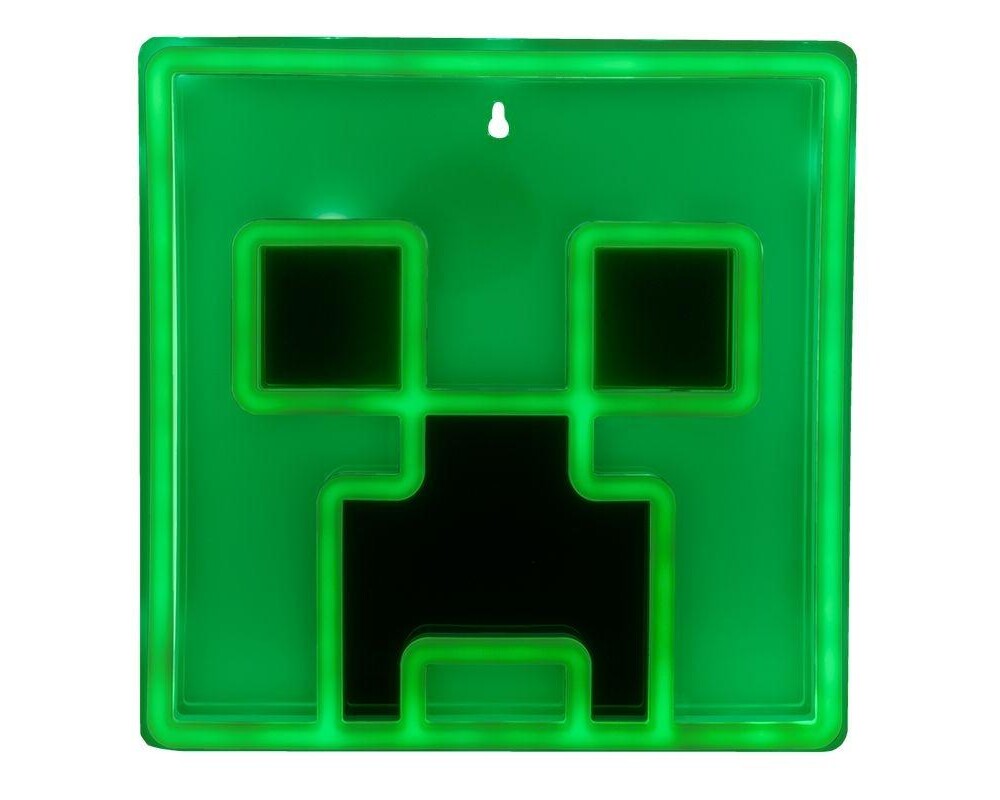 Аксесоар Лампа Paladone: Minecraft - Creeper Wall Mountable LED Neon Light, PP14020MCFVN 3