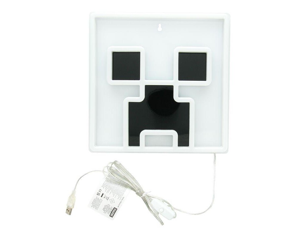 Аксесоар Лампа Paladone: Minecraft - Creeper Wall Mountable LED Neon Light, PP14020MCFVN 2