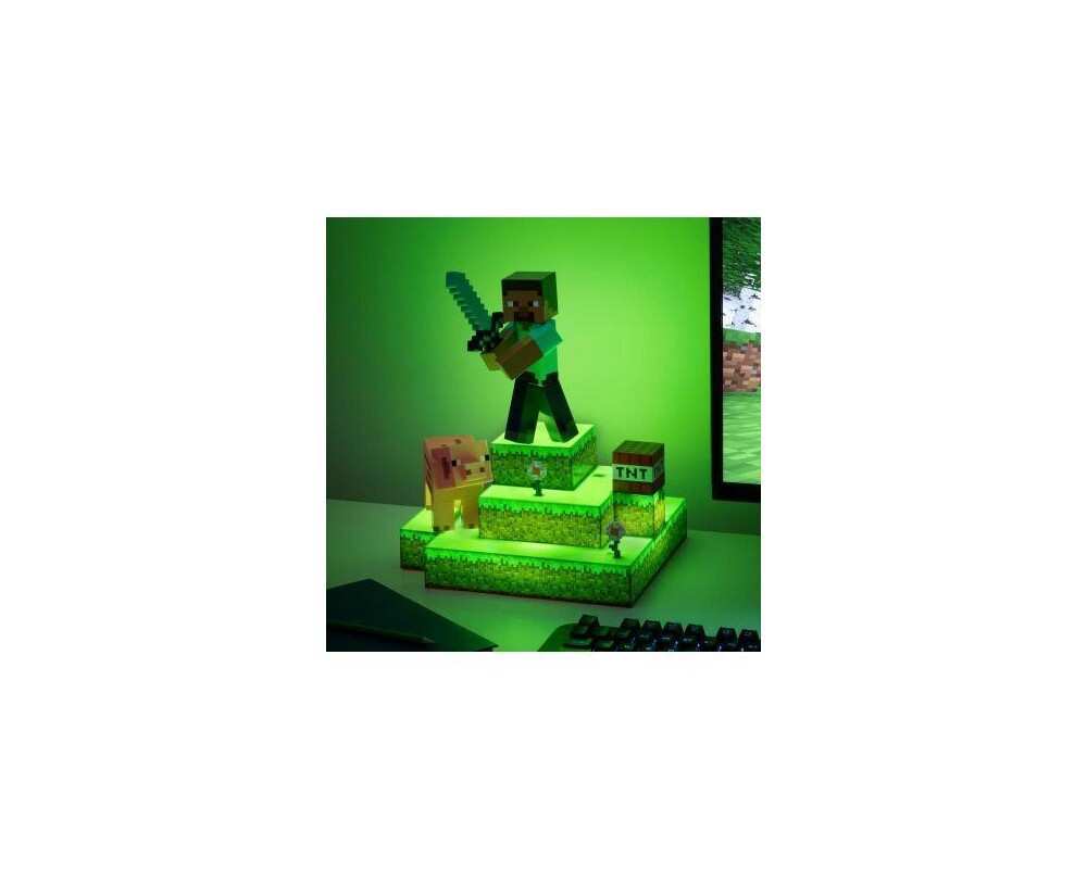 Аксесоар Лампа Paladone: Minecraft - Steve Diorama Light, PP9463MCF 2