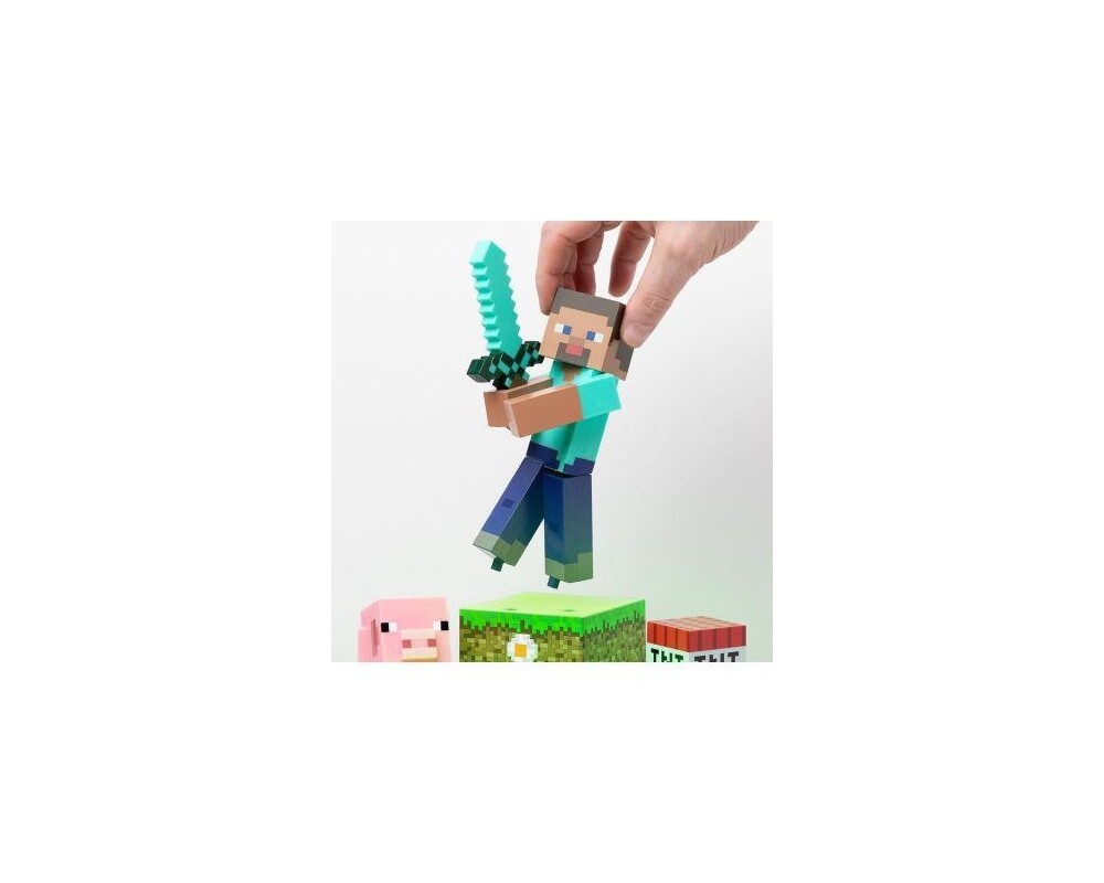 Аксесоар Лампа Paladone: Minecraft - Steve Diorama Light, PP9463MCF 6