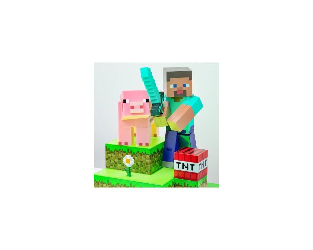 Аксесоар Лампа Paladone: Minecraft - Steve Diorama Light, PP9463MCF 3
