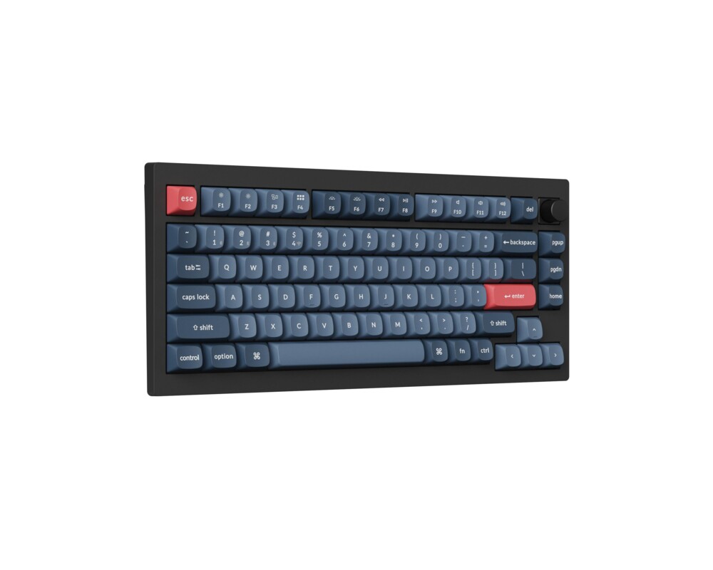 Клавиатура Механична клавиатура Keychron V1 MAX QMK 75% Carbon Black - Wireless 5