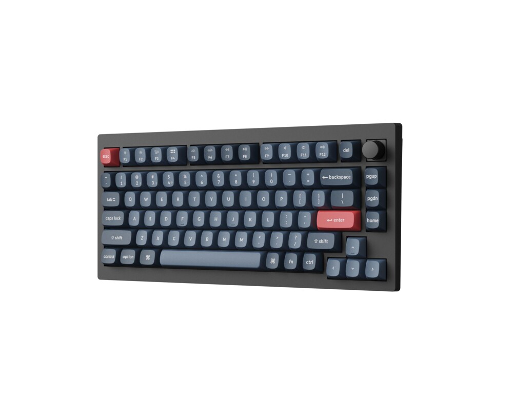 Клавиатура Механична клавиатура Keychron V1 MAX QMK 75% Carbon Black - Wireless 4