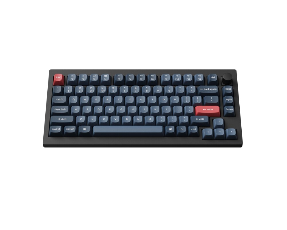 Клавиатура Механична клавиатура Keychron V1 MAX QMK 75% Carbon Black - Wireless 6