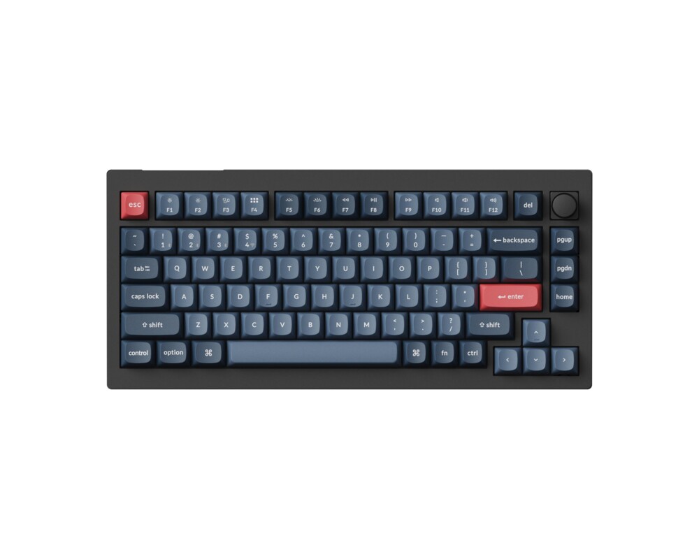 Клавиатура Механична клавиатура Keychron V1 MAX QMK 75% Carbon Black - Wireless 7