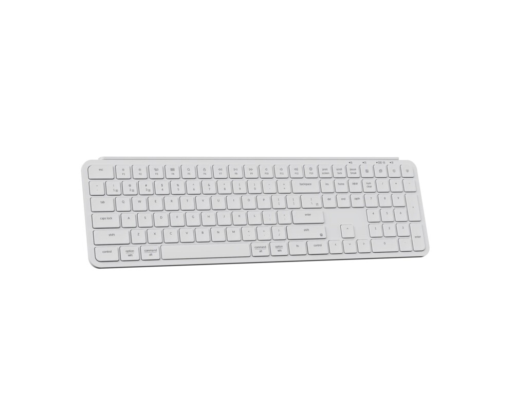Клавиатура Безжична клавиатура Keychron B6 Pro Ultra-Slim - Ivory White 2