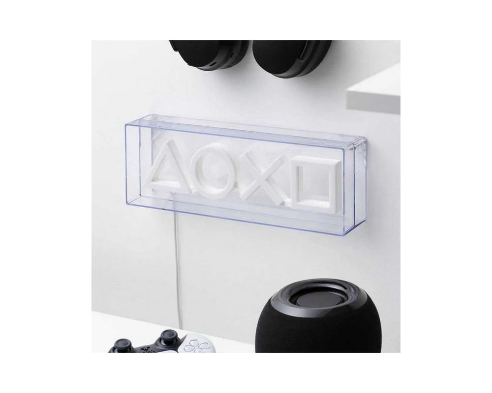 Аксесоар Лампа Paladone: Playstation - LED Neon Light, PP12716PS 2