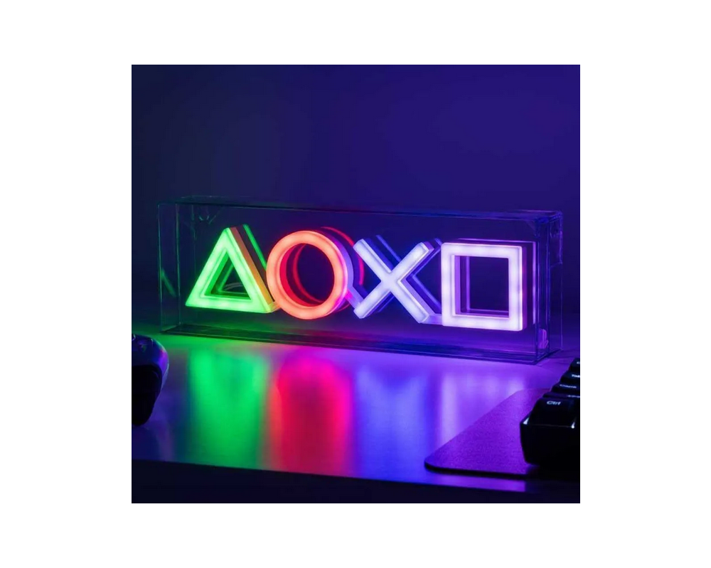 Аксесоар Лампа Paladone: Playstation - LED Neon Light, PP12716PS 5