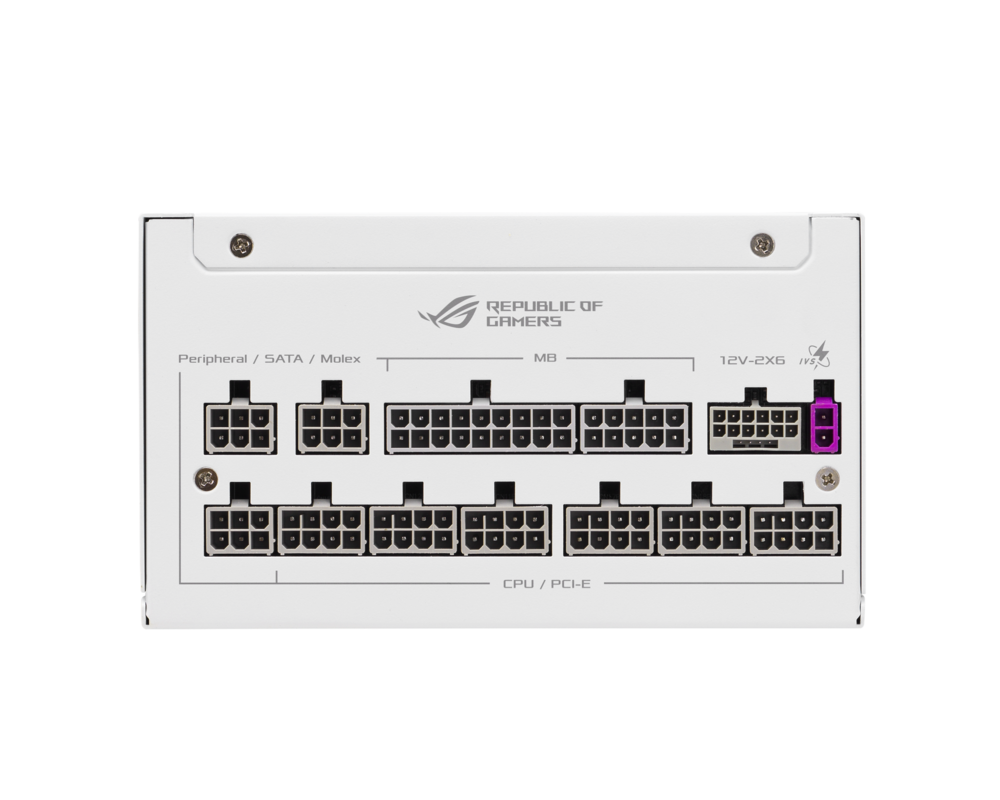 Захранване ASUS ROG STRIX 1000W White Edition, 80+ Platinum PCIe 5.1, Fully Modular 10