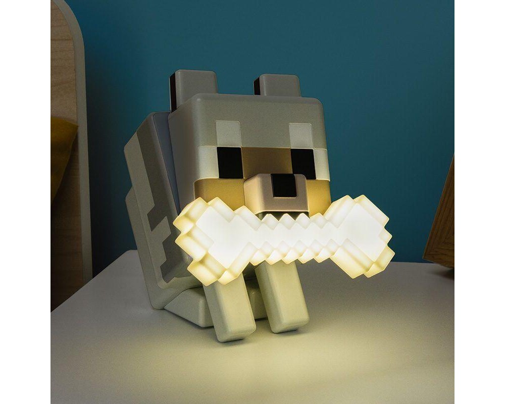 Аксесоар Лампа Paladone Glo Buddies: Minecraft - Wolf Light, PP14761MCF 8