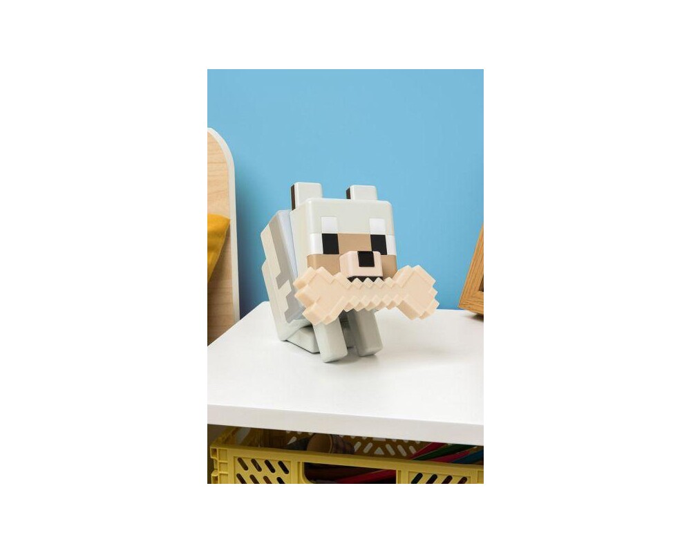 Аксесоар Лампа Paladone Glo Buddies: Minecraft - Wolf Light, PP14761MCF 11