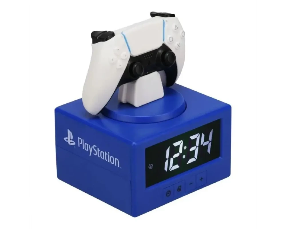 Аксесоар Часовник/будилник Paladone: Playstation Controller Icon Alarm Clock, PP13475PS 2