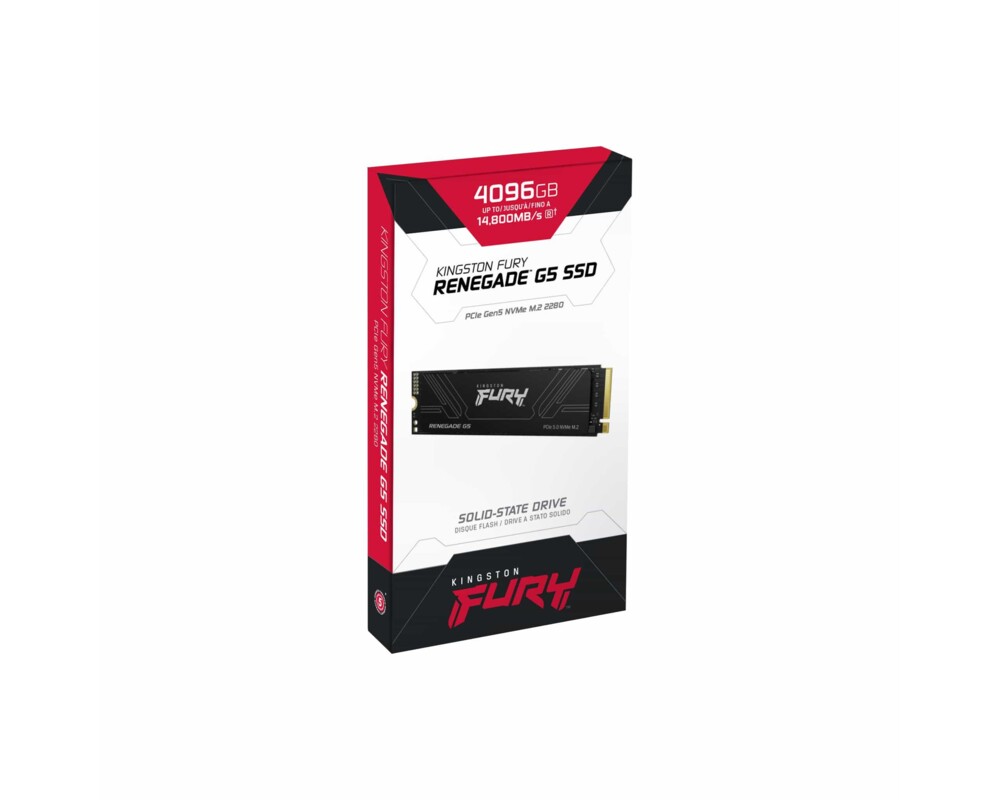 SSD KINGSTON FURY Renegade G5 4096GB PCIe 5.0 M.2 NVMe SSD 3