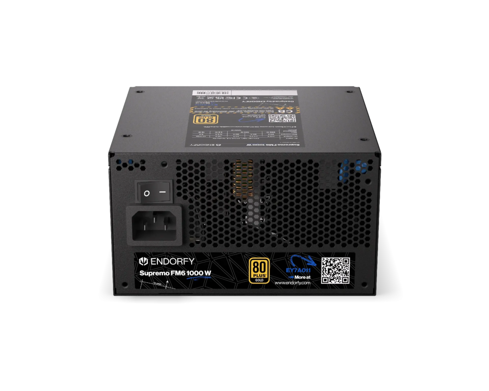 Захранване Endorfy Supremo FM6 1000W 80+ Gold, PCIe 5.1 - Fully Modular 6
