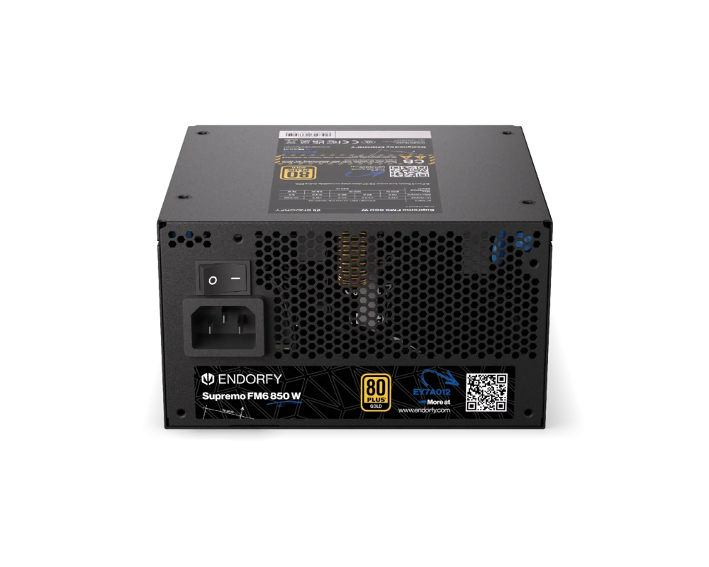 Захранване Endorfy Supremo FM6 850W 80+ Gold, PCIe 5.1 - Fully Modular 9