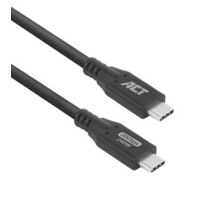  ACT Кабел USB-C - USB-C, 0.5 м / USB4, 20Gbps, 240W 814809 EWENT-ACT-CAB-AC7420 на топ цена - PIC.bg