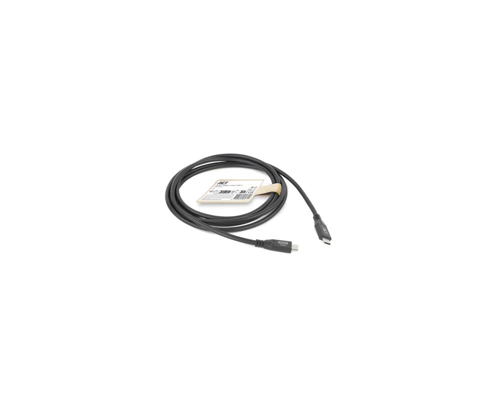 Кабел ACT Кабел USB-C - USB-C, 1 м / USB4, 20Gbps, 240W 3
