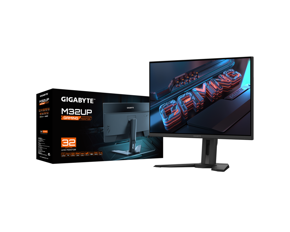 Монитор GIGABYTE M32UP - 31.5 SS IPS 4K UHD, 160Hz, 1ms 8