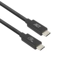  ACT Кабел USB-C - USB-C, 2 м / USB4, 20Gbps, 240W, сертифициран USB-IF 815886 EWENT-ACT-CAB-AC7432 на топ цена - PIC.bg