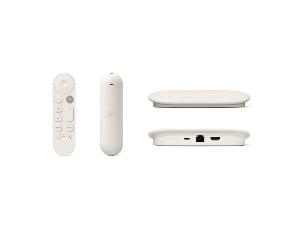 Мултимедиен плеър Google TV Streamer 4K, 32GB, с дистанционно 2