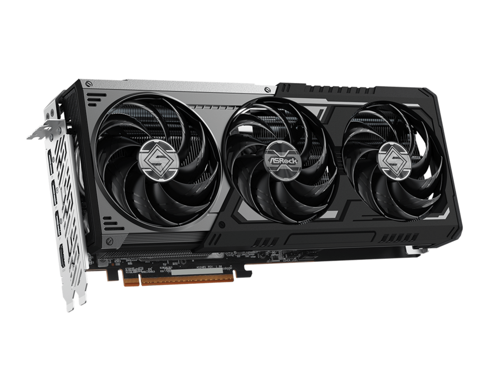 Видеокарта ASROCK AMD Radeon RX 9070 XT Steel Legend Dark 16GB GDDR6 6