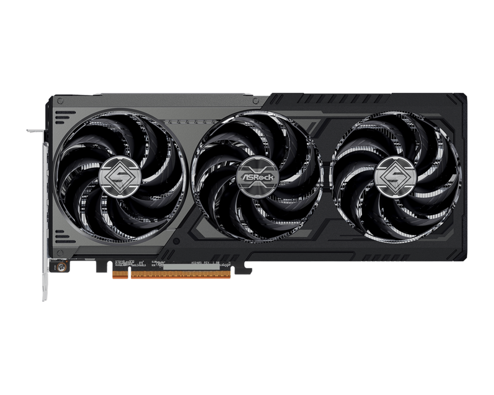 Видеокарта ASROCK AMD Radeon RX 9070 XT Steel Legend Dark 16GB GDDR6 5