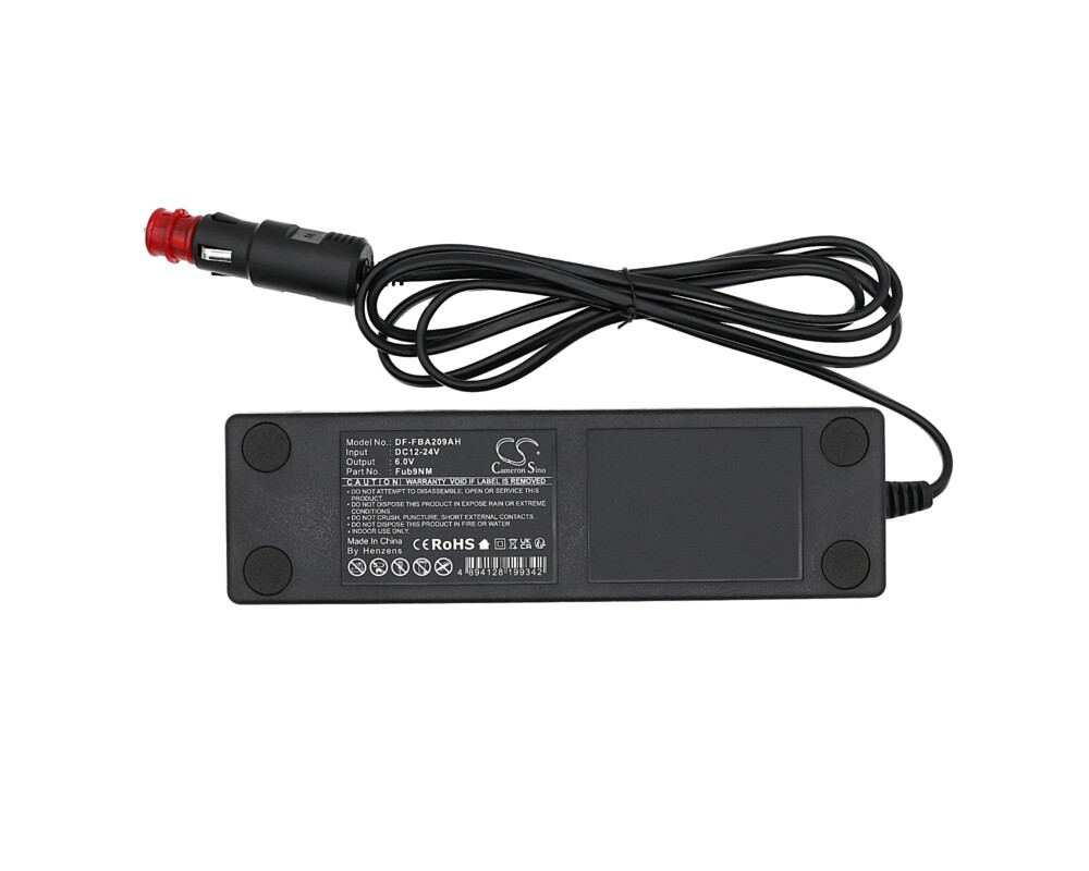 Зарядно  за батерия за дистанционно за кран  HBC Radiomatic Eco, Micron 4,6  SPECTRUM 1,2 FUB9NM BA209060 NIMH 6V 700mAh DC/DC 12V/24V Cameron Sino 3