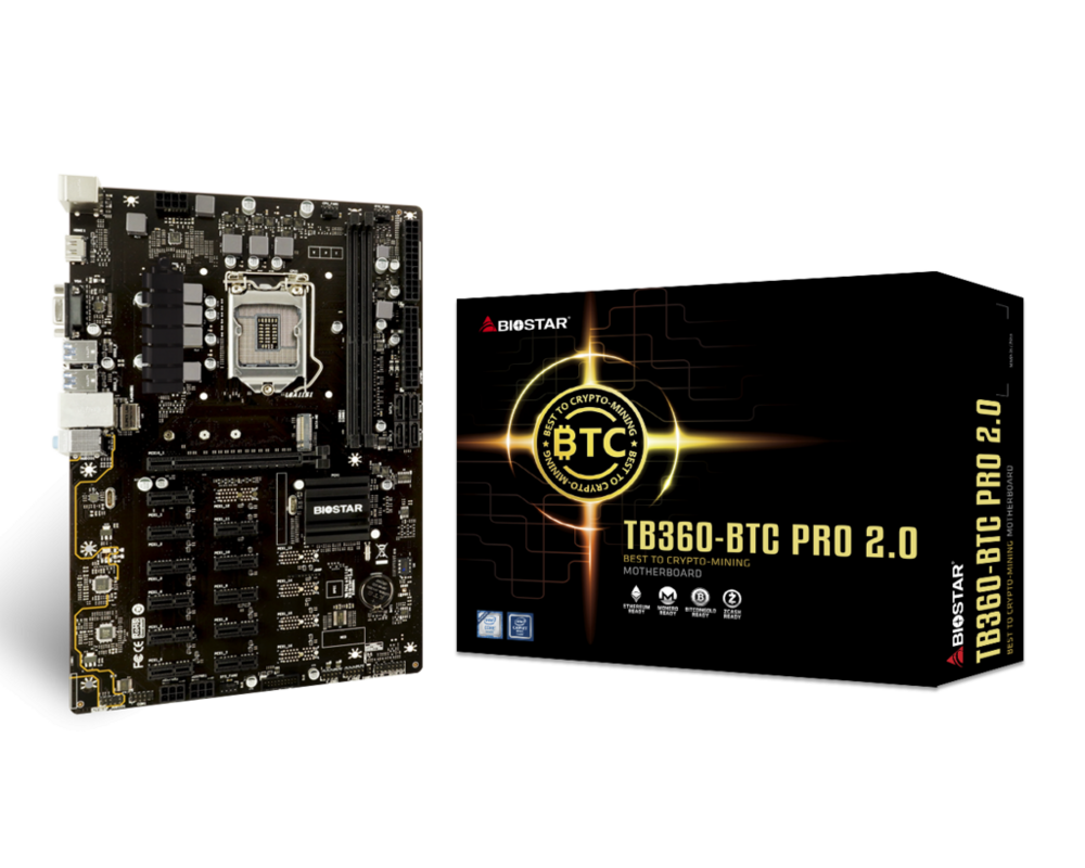 Дънна платка BIOSTAR TB360-BTC PRO 2.0 Intel Socket 1151 4