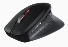  CHERRY Stream ергономична безшумна мишка Comfort, 6 бут, 4000dpi, черна 816823 JW-8550-2 на топ цена - PIC.bg