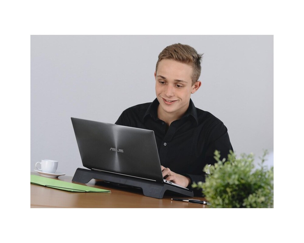 Охлаждаща подложка Hama охлаждаща Black Edition с вентилатор, USB 6