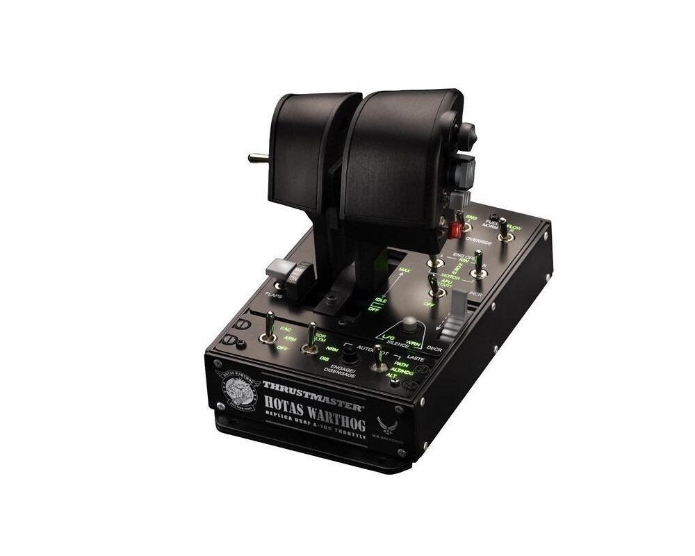 Джойстици и Геймпадове Жичен , авиосимулатор Thrustmaster HOTAS Warthog Dual Throttles за PC, Черен 3