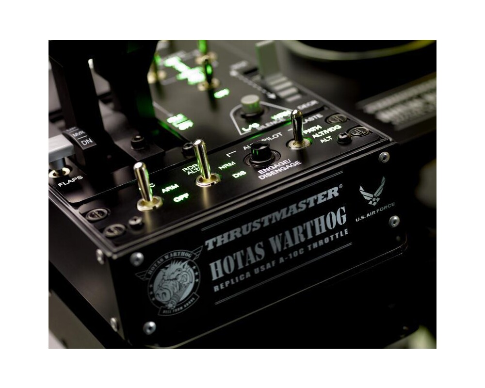 Джойстици и Геймпадове и контролен панел, авиосимулатор Thrustmaster HOTAS Warthog за PC, Черен 3