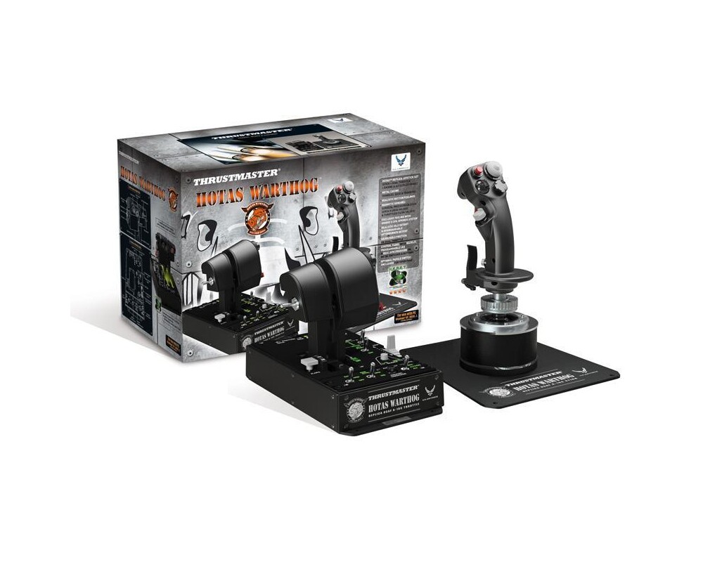 Джойстици и Геймпадове и контролен панел, авиосимулатор Thrustmaster HOTAS Warthog за PC, Черен 2