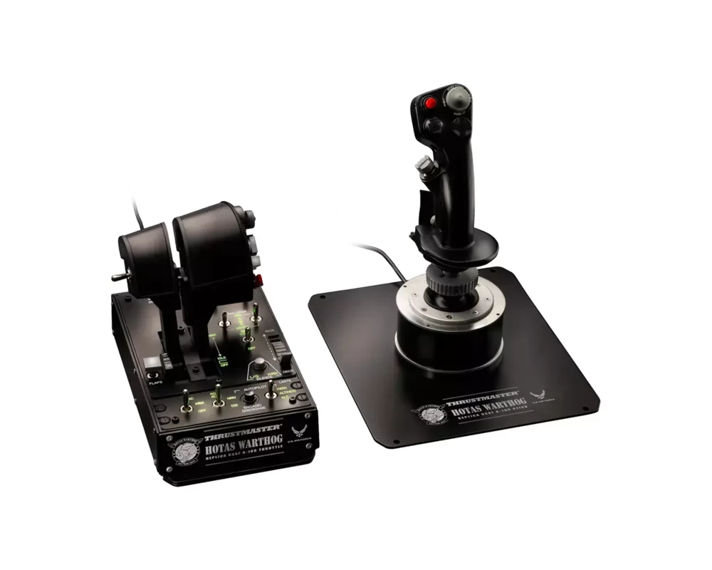 Джойстици и Геймпадове и контролен панел, авиосимулатор Thrustmaster HOTAS Warthog за PC, Черен 4