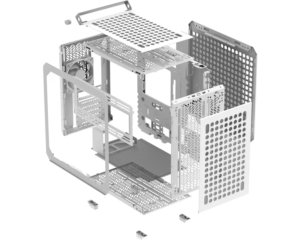 Кутия Cooler Master QUBE 500 Flatpack White 9