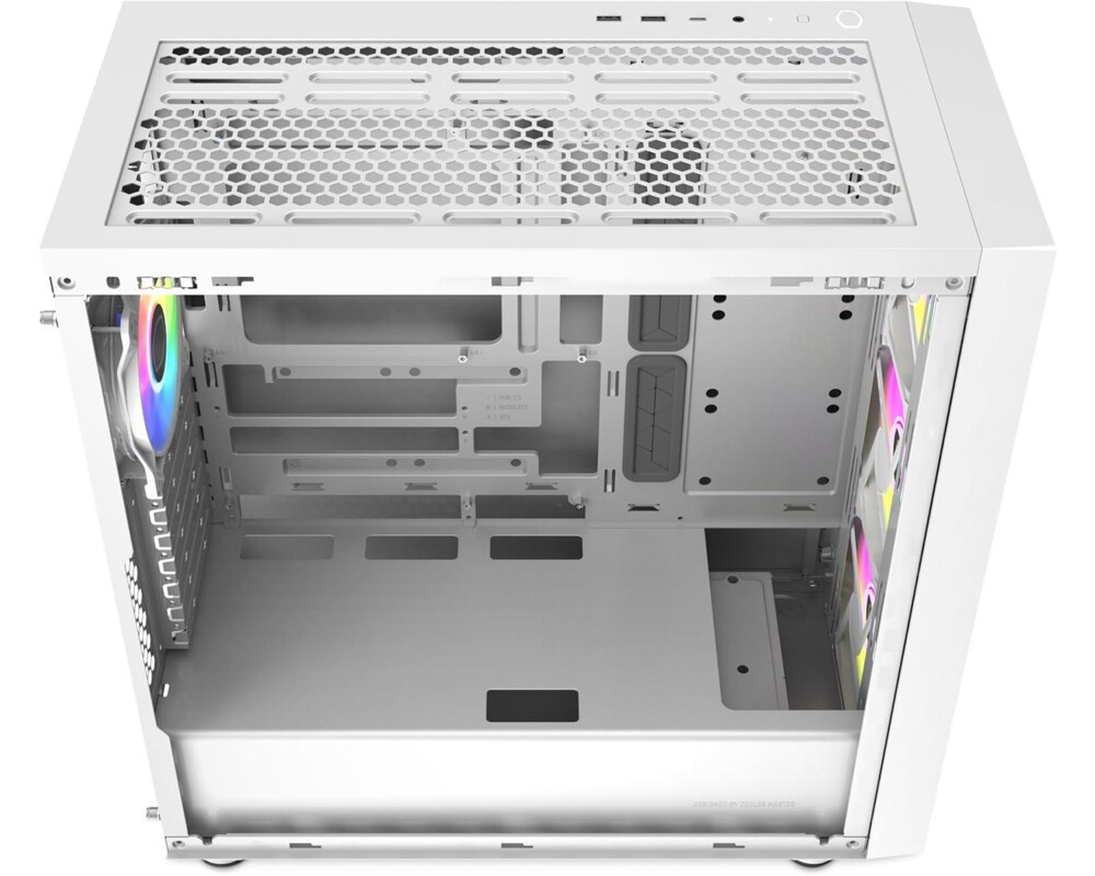 Кутия CoolerMaster MasterBox 600 - White ARGB 5