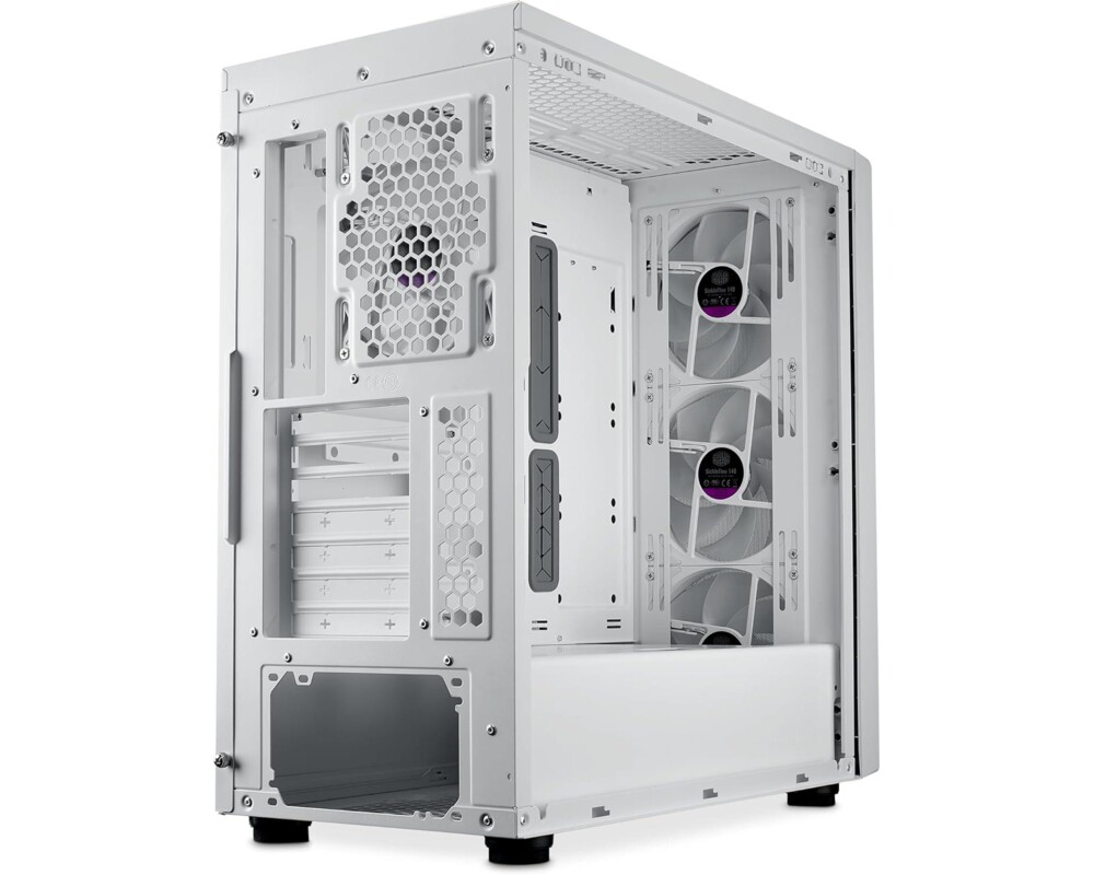 Кутия CoolerMaster MasterBox 600 - White ARGB 4