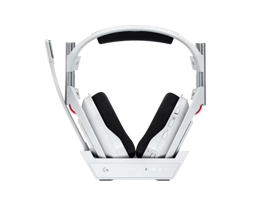 Слушалки Logitech Astro A50 Lightspeed безжични слушалки със станция, Бели (Разопакован) 2