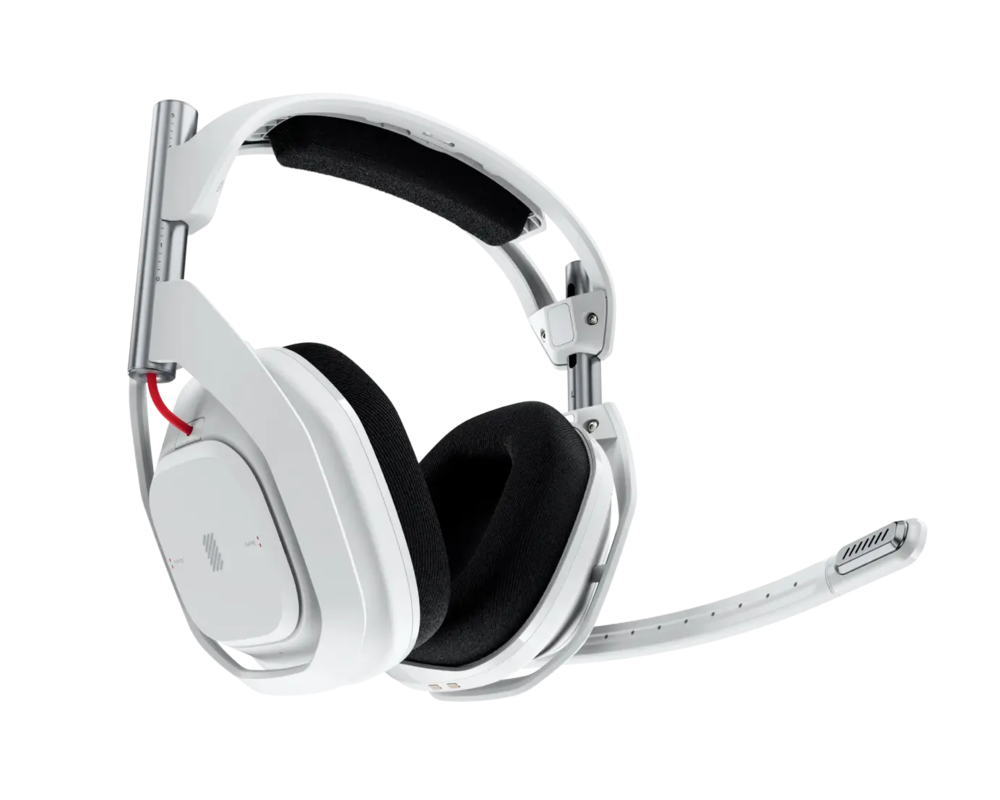Слушалки Logitech Astro A50 Lightspeed безжични слушалки със станция, Бели (Разопакован) 3