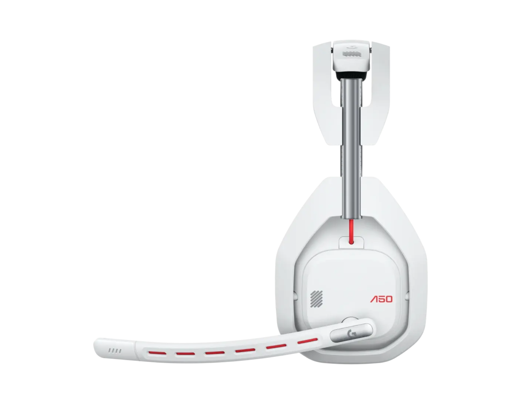 Слушалки Logitech Astro A50 Lightspeed безжични слушалки със станция, Бели (Разопакован) 4