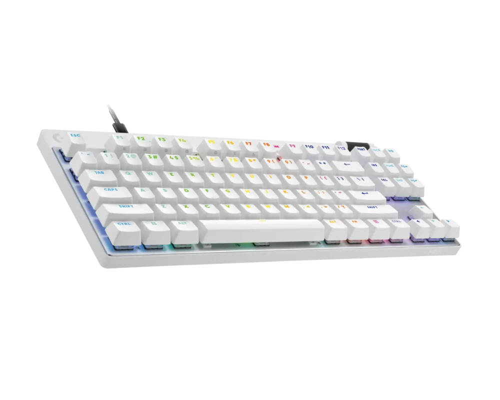 Клавиатура Геймърска механична клавиатура Logitech G Pro X Rapid TKL - White, magnetic-analog switch 2
