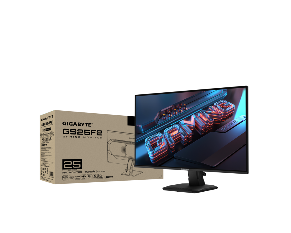 Монитор 24.5" Gigabyte GS25F2, FHD, 200 Hz 20