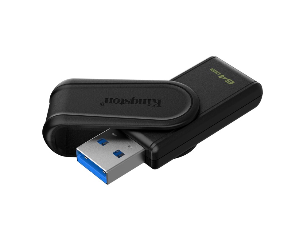 Флаш памет KINGSTON 64GB Portable USB 3.2 Gen 1 DataTraveler Exodia S Black 4