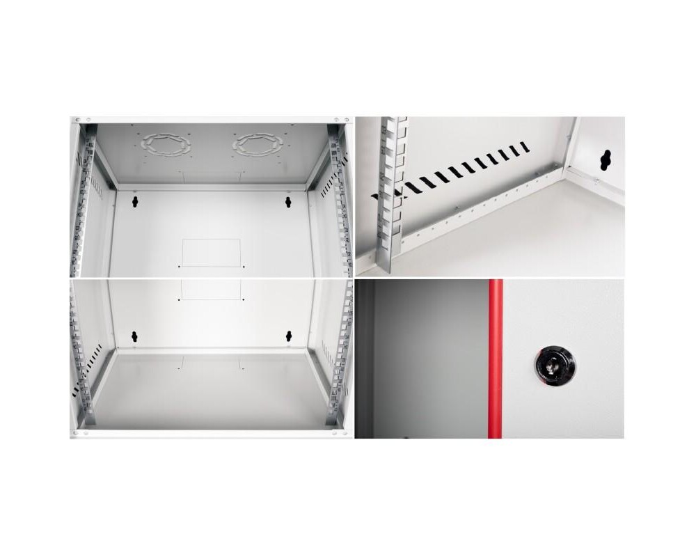 Сървърен шкаф LANDE Комуникационен шкаф STB Security Box, 540x400mm, 9U , 19" 3