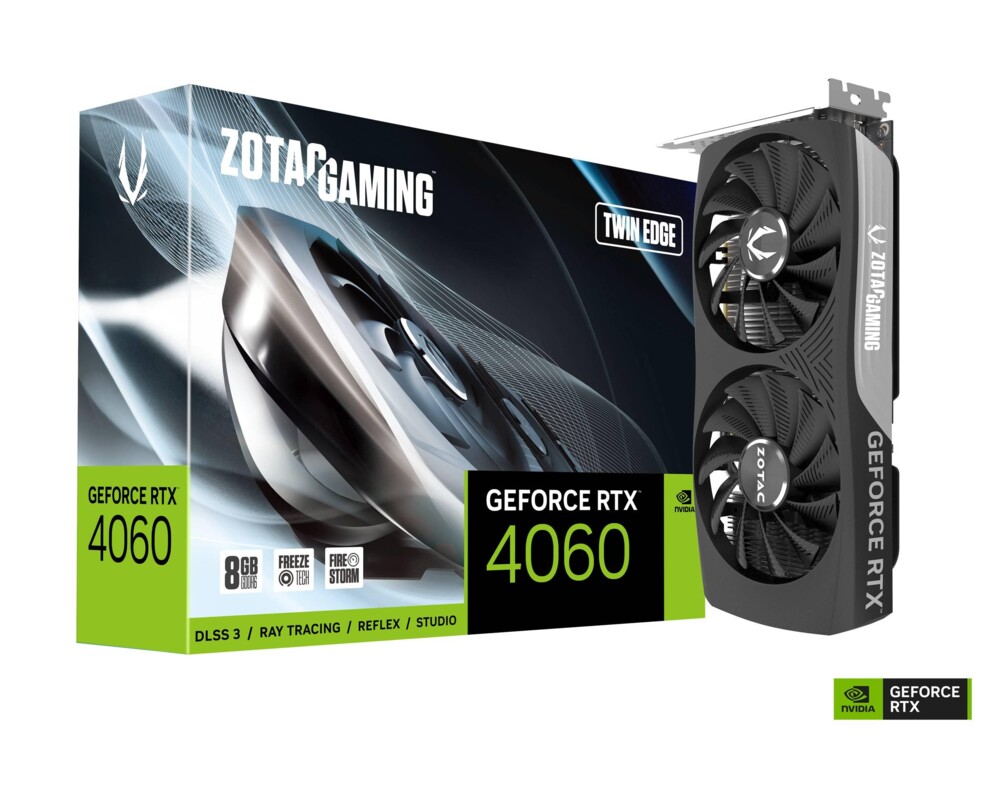 Видеокарта ZOTAC GAMING GeForce RTX 4060 Twin Edge 8GB GDDR6 6