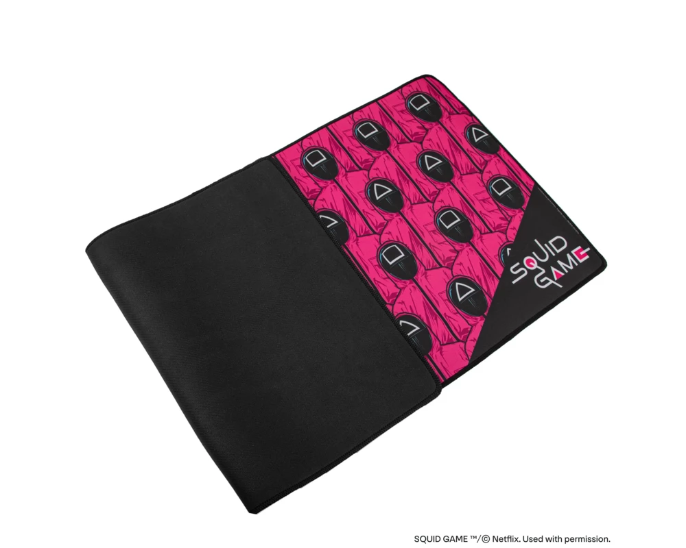 Пад за мишка Netflix Squid Game - Front Man And Guards Desk Mat 2