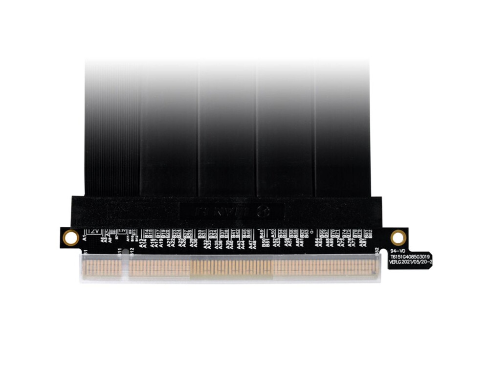 Кабел Lian Li PW-PCIV-4-90X PCIe 4.0 Riser Cable - 900mm, Черен 3