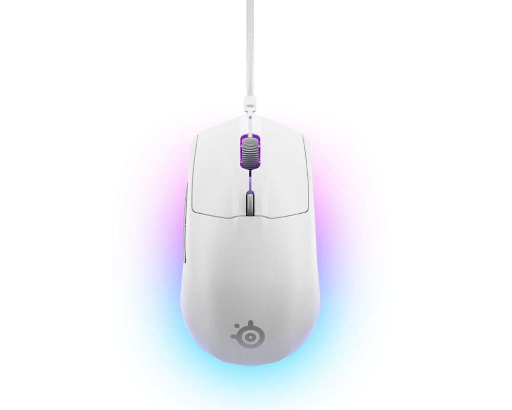 Мишка Геймърска мишка SteelSeries Rival 3 Gen2 - White 2