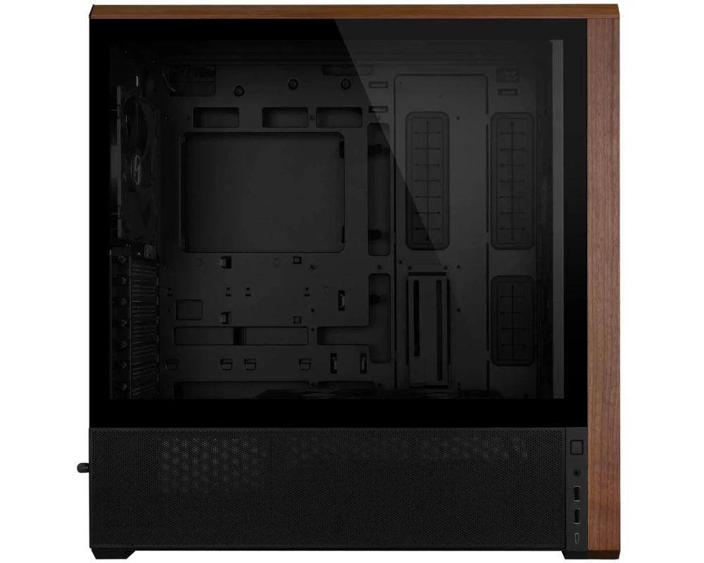 Кутия Lian-Li LANCOOL 217 Mid-Tower, Tempered Glass, Wood-Black 6